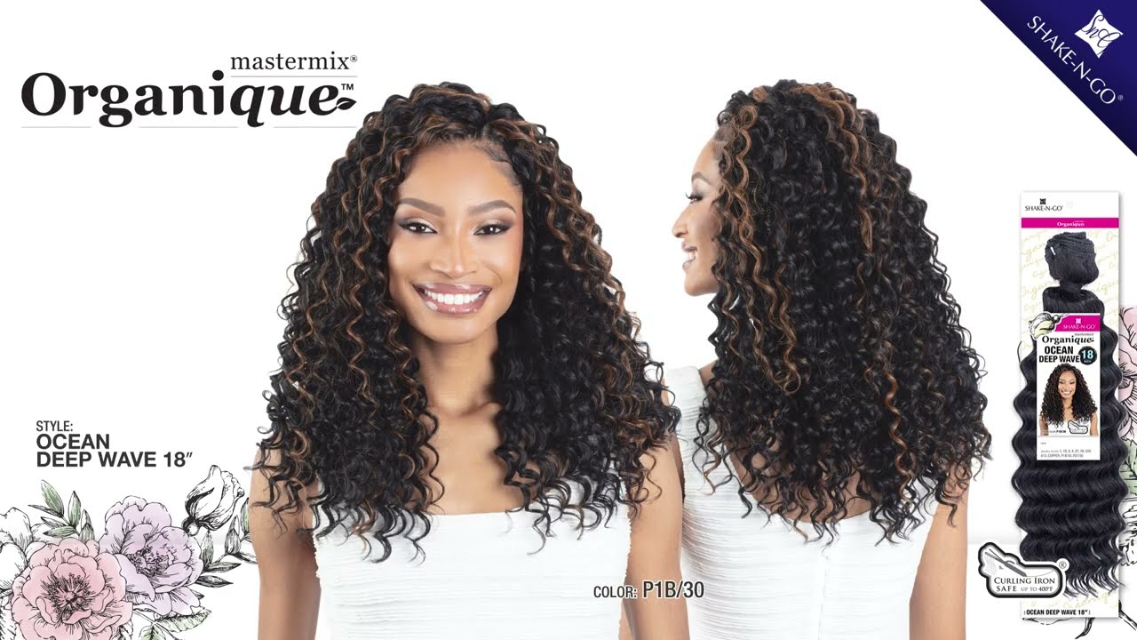 Shake-N-Go Weave Organique Mastermix Ocean Deep Wave 18