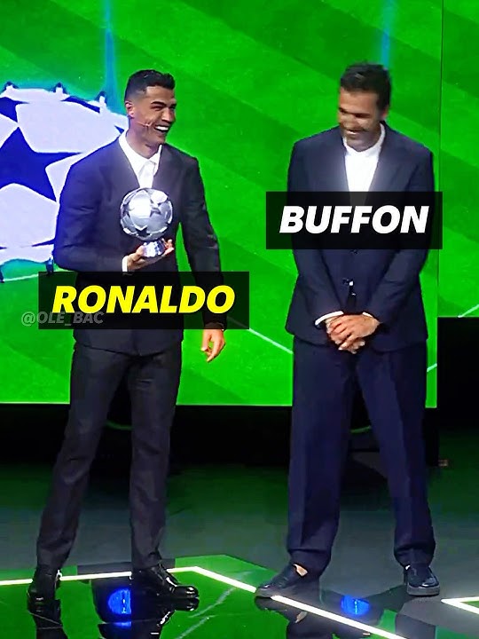 Ronaldo apologized Buffon 🙏