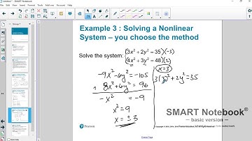 Section 8 4 Systems of Nonlinear Equations