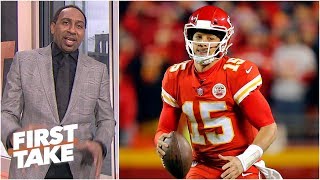 Patrick Mahomes tops Stephen A.'s NFL MVP list | First Take Patrick Mahomes tops Stephen A.'s NFL MVP list | First Take