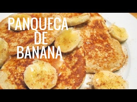 Como fazer panqueca de banana/fácil de fazer.