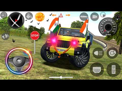 Dollar (Song) Shidu Mosewala Modified Mahindra Black Thar Indian Cars Simulator 3D Gameplay #2026