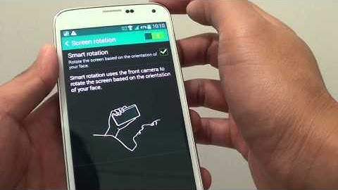 Samsung Galaxy S5: How to Enable/Disable Auto Screen Rotation