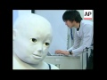 Humanoid robot reacts to touch and sound