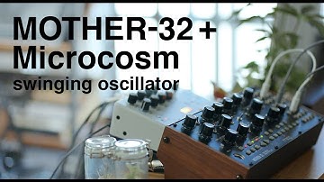 MOOG MOTHER32 + Hologram Microcosm | Swinging Oscillator