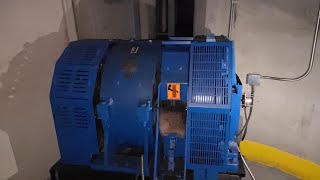 Awesome Otis Low-Rise Gearless Traction Elevator Machine Room