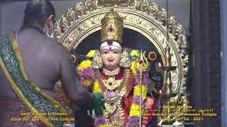 Ealing Shri Kanaga Thurkkai Amman Temple - Masi Magam 26 02 21