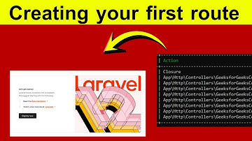Creating your first route in Laravel