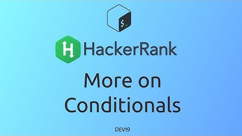 #8 More on Conditionals | HackerRank Linux Shell #shell #c #shellscripting  #hackerrank