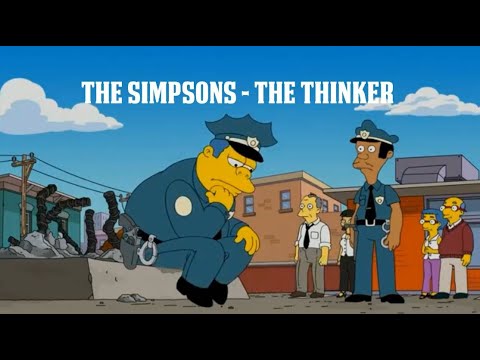 Thinking Simson The Simpsons - The Thinker - YouTube