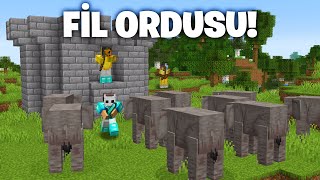 GÜVENLİKLİ KALE vs DEV FİL ORDUSU! - @EmirhanCTN