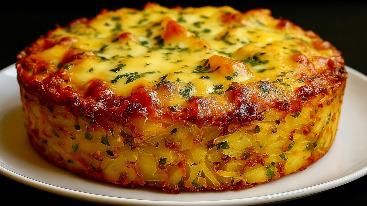 Mischen Sie 2 Eier mit Kartoffeln! Festlicher Kartoffelkuchen in 15 Minuten!