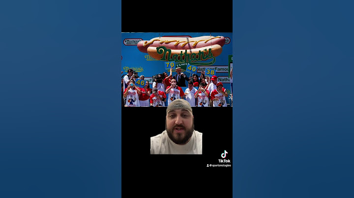 Bum Of The Day Nathan’s Hotdog Contest