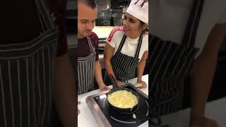 DABIZ MUÑOZ | TORTILLA de PATATAS GUISADA con CARABINEROS