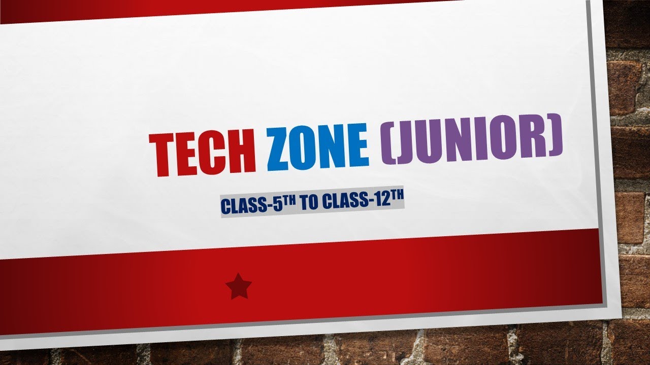 TechZone Junior Channel Introduction - YouTube