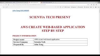 AWS EC2 setup                        Part 3 AWS web-based application setup