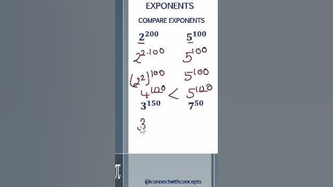 COMPARE EXPONENT  #maths ,#viral ,#exponents ,#shorts