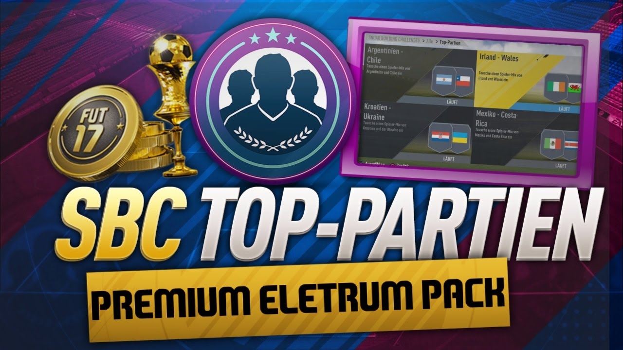 NEUE PACKBELOHNUNG!! SQUAD BUILDING CHALLENGE TOP-PARTIEN #FIFA17 ULTIMATE TEAM