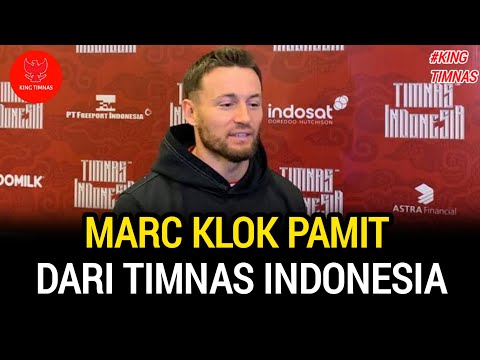 Marc Klok Pamit dari Timnas Indonesia