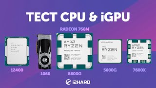 R5 8600G. Тест CPU и iGPU. - 8600G vs 5600G vs GTX 1060 vs 12400 vs 7600X