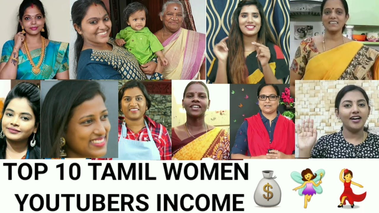 Top 10 Tamil Women YouTubers with their Madras samayal Hema