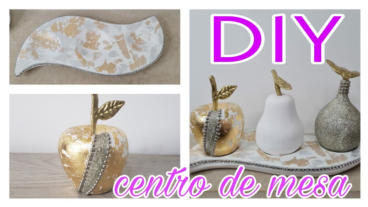 centro de mesa elegante / como decorar centros de mesa / DIY