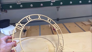Making some Magica Clock parts with CNC Router.