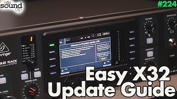 Behringer x32 Firmware Update Step-by-Step Guide