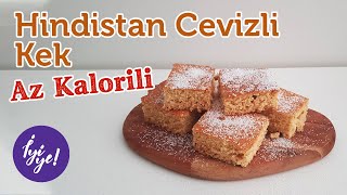 BU KEKTE RAFİNE ŞEKER YOK!  Hindistan Cevizli Kek - Az Kalorili, Şeker İlavesiz Kek