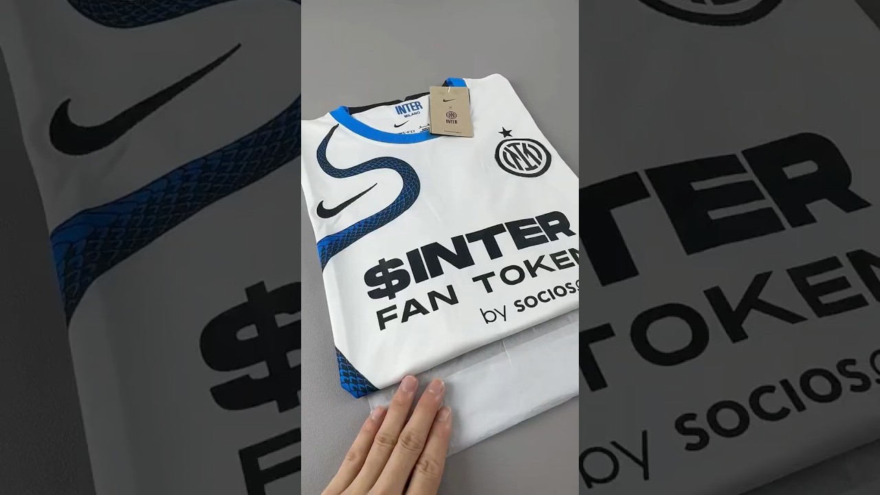 #football 2022 Inter Milan away white fan version football jersey