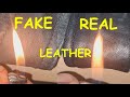 Real vs fake leather how to spot faux leather jacket material