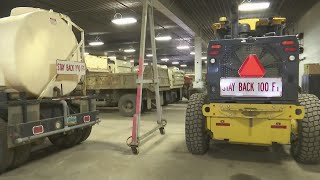 How are Minot and Bismarck prepping for snow?