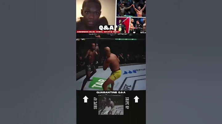 Israel Adesanya review his fight against Anderson Silva during Q&A.