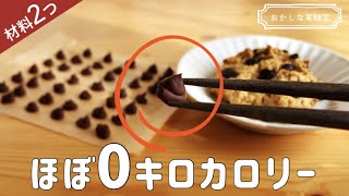 【チョコ不使用】焼かない簡単ダイエットチョコチップの作り方｜チョコチップクッキーやスコーン作りに大活躍♪