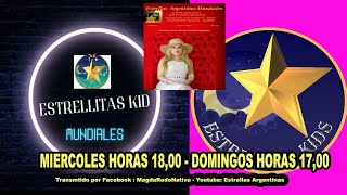 ESTRELLITAS KIDS MUNDIALES -  Domingo 25 de Junio 2023 hs.17,00 - Argentina