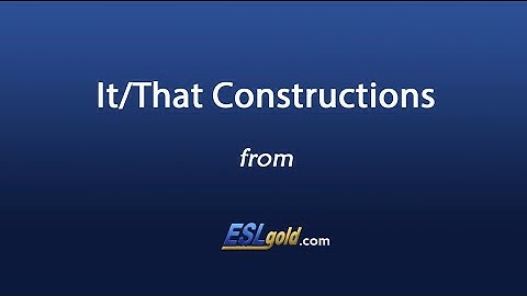 ESLgold.com It That Video