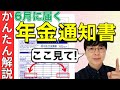 【超重要】2024年6月から届く!年金額改定通知書と年金振込通知書のチェックポイントを解説!忘れたり紛失した時の対策も紹介