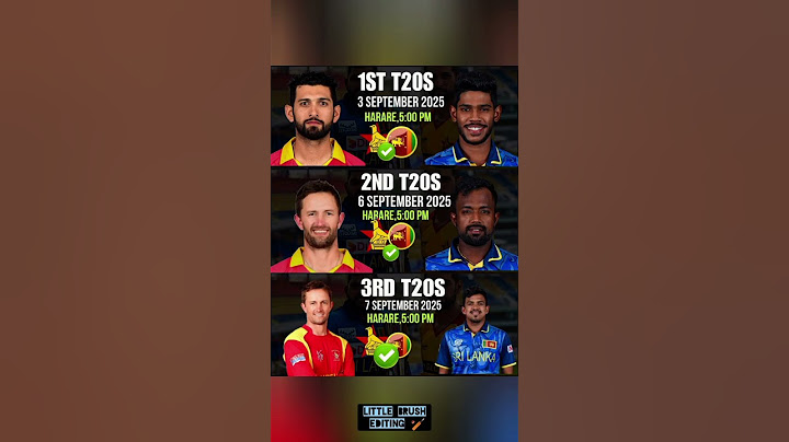 Sril Lanka 🇱🇰 Tour ✈️ of Zimbabwe 🇿🇼 2025 #ZIMVSSL #SLVSZIM #t20cricket #SrilankaCricket #zimbabwe