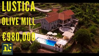 Lustica Olive Mill - Lovingly Restored Stone Millhouse For Sale