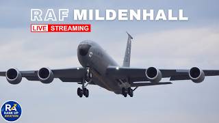 🔴LIVE: RAF Mildenhall Aircraft | US Air Force KC-135, C-5M, C-17, C-130 & V-22 Osprey