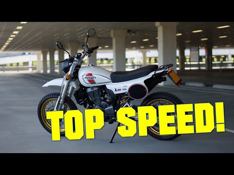 2022 MASH X-RIDE 125 - TOP SPEED + GPS TOP SPEED 