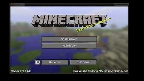 MINECRAFT CRACKED SP 1.6.2 LAUNCHER 1.1.1