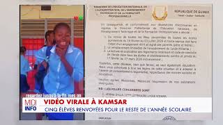 Vidéo Virale À Kamsar Cinq Élèves Renvoyées Pour Le Reste De Lannée Scolaire
