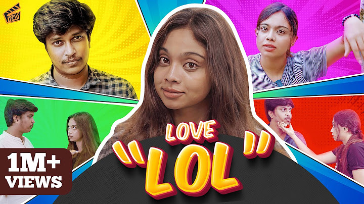 Love 'LOL' 😂 | Types of lovers | Ft. Nandha, Pooja | English Subtitles | Finally | 4K