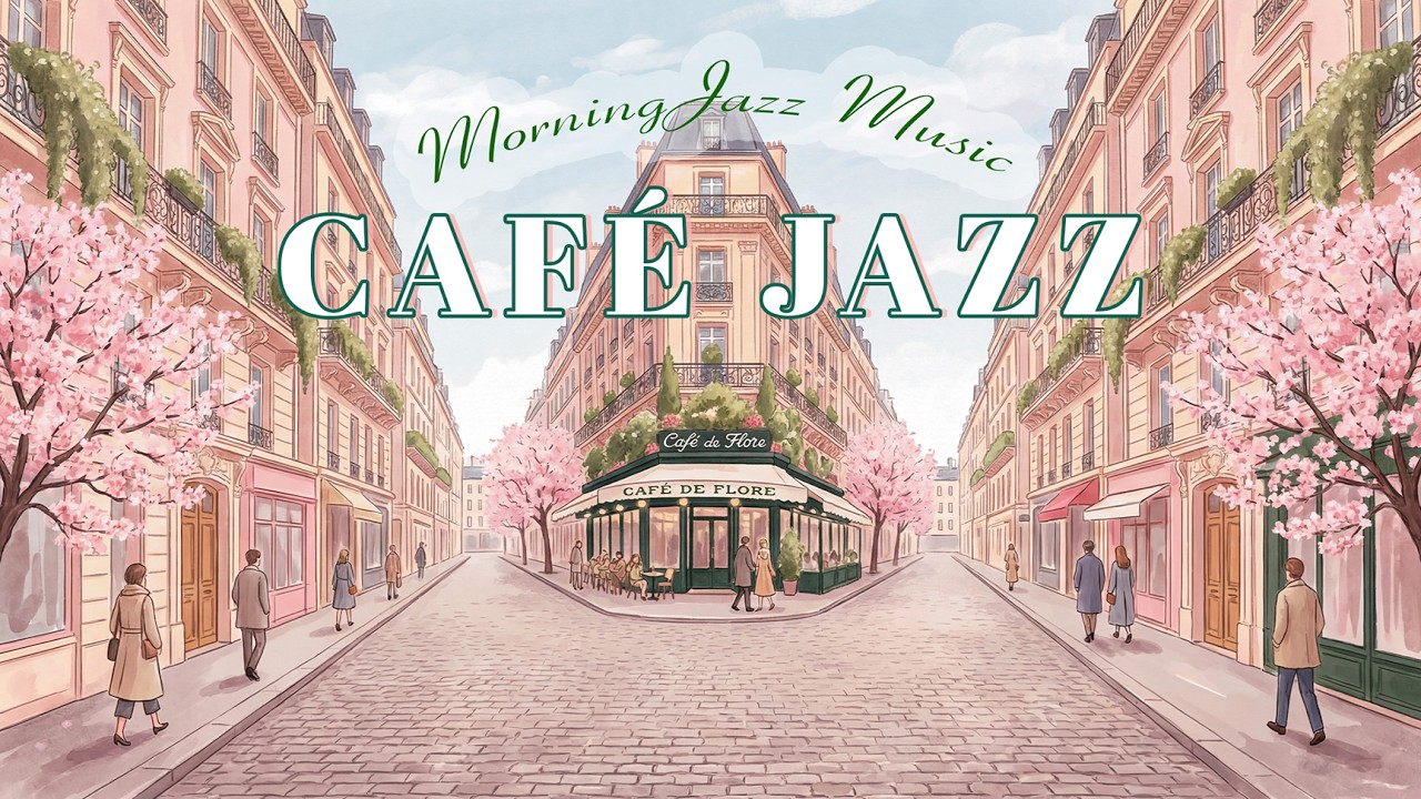 Cinematic Spring Morning Movie Jazz 2026 🌸 Romantic OST Vibes in Scenic France