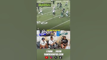 NFL Vets HYPE At High School Recruit Highlight: Akron Commit Tairan Davis Jr #nfl #shorts #athlete