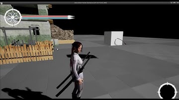 Ponytail with physics assets moving