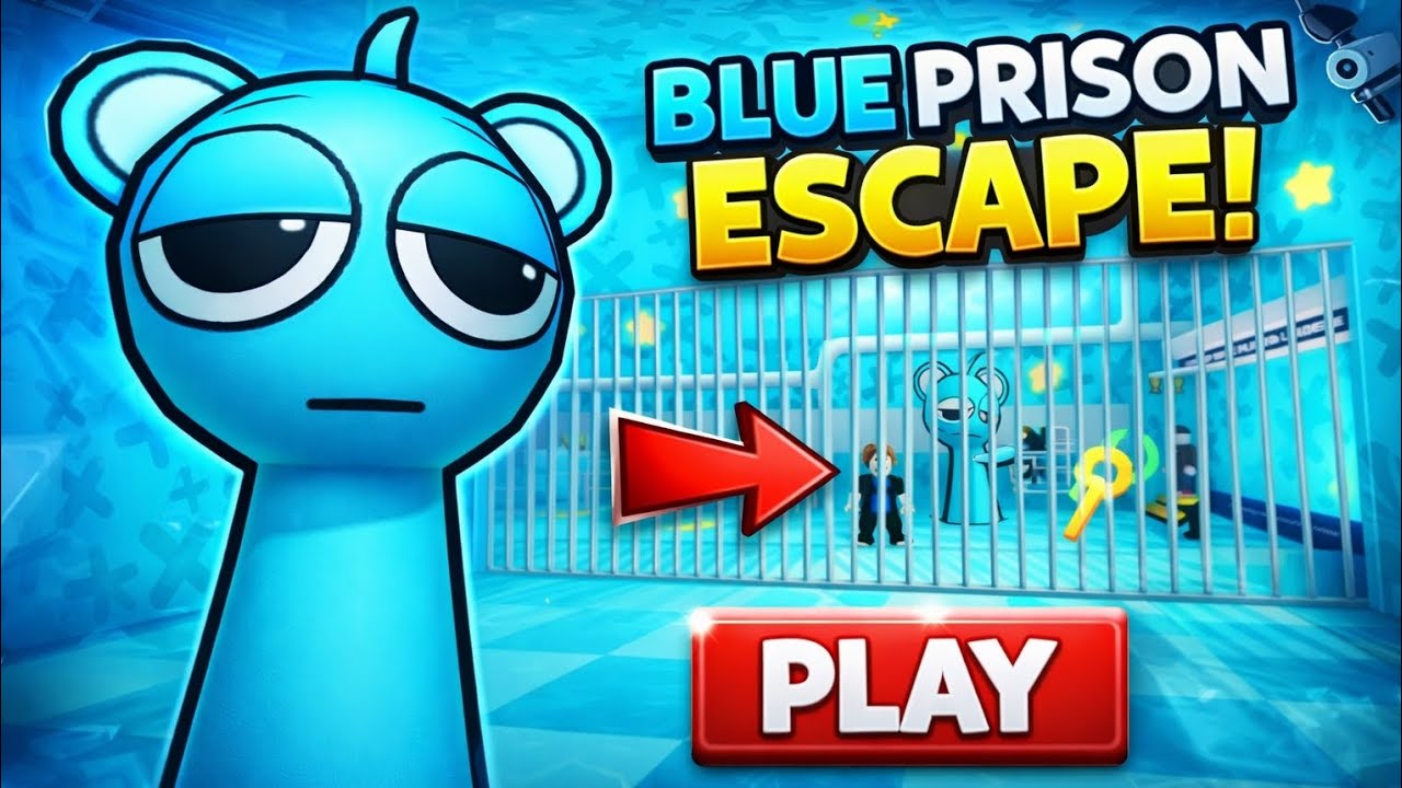 BLUE PRISON ESCAPE! 😱 | Impossible Roblox Obby