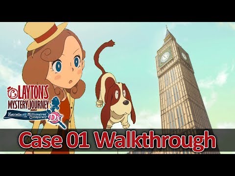 Layton&rsquo;s Mystery Journey Switch Walkthrough Case 01: The Hand That Feeds (HQ) No Commentary