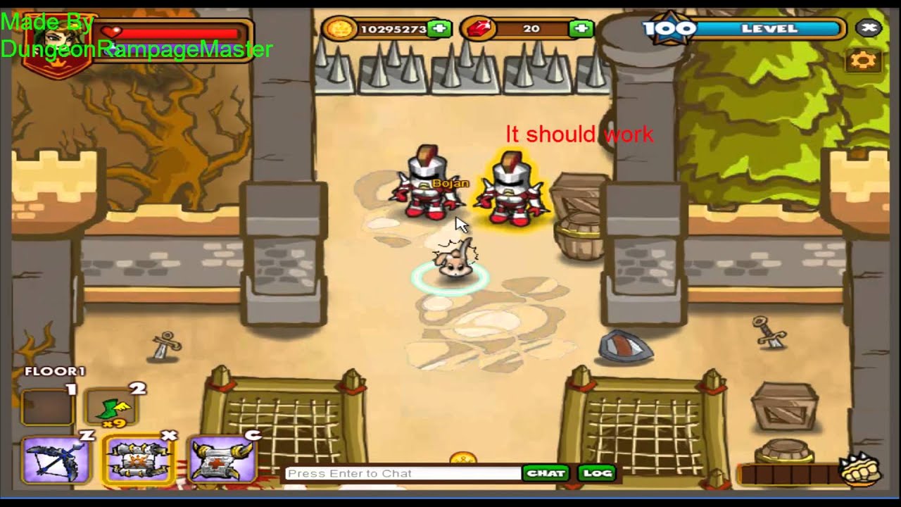 Dungeon Rampage Tutorial Video Rabbit Attack - YouTube